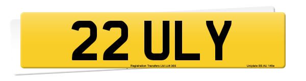 Registration number 22 ULY